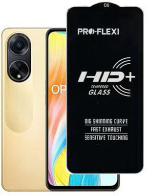 SM Styles Edge To Edge Tempered Glass for Oppo F23(Pack of 1)