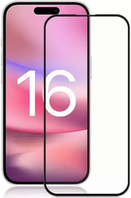 GDBUY Edge To Edge Tempered Glass for Apple iPhone 16, iPhone 16(Pack of 1)