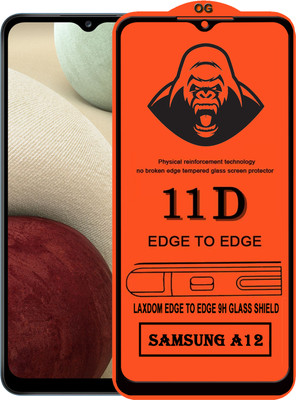 Laxdom Edge To Edge Tempered Glass for SAMSUNG GALAXY A12(Pack of 1)