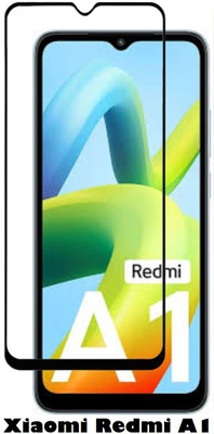 welldesign Edge To Edge Tempered Glass for Redmi A1 2022, Mi A1(Pack of 1)