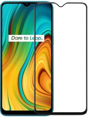 ChutPutMart Edge To Edge Tempered Glass for Realme C21s(Pack of 1)