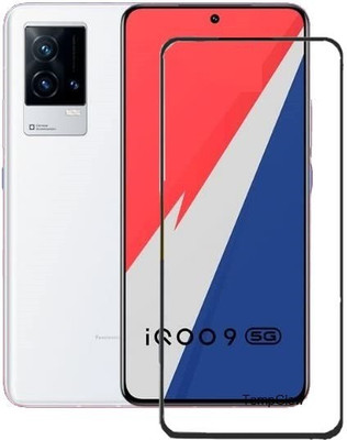 O2MG Edge To Edge Tempered Glass for IQOO 9 5G(Pack of 1)