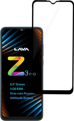 HUPSHY Edge To Edge Tempered Glass for Lava Z3 Pro(Pack of 1)