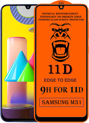 Xester Edge To Edge Tempered Glass for Samsung Galaxy M31(Pack of 1)