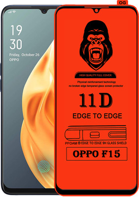 Rofix star Edge To Edge Tempered Glass for OPPO F15(Pack of 1)