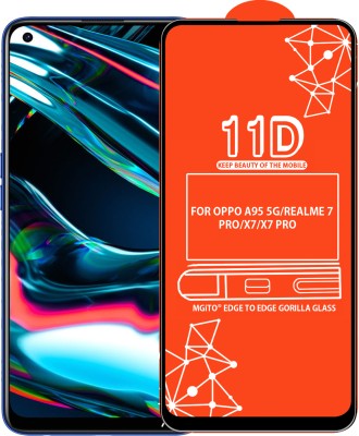 MGito Edge To Edge Tempered Glass for FOR OPPO A95 5G, REALME 7 PRO, REALME X7, REALME X7 PRO, REALME 8 4G, REALME 8 PRO 4G(Pack of 1)