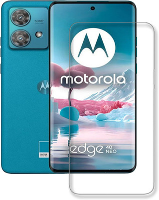 NKCASE Edge To Edge Tempered Glass for Motorola Edge 40 Neo, Moto Edge 40 Neo, (UV)(Pack of 1)