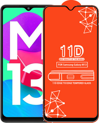 Roxel Edge To Edge Tempered Glass for Samsung Galaxy M13(Pack of 1)