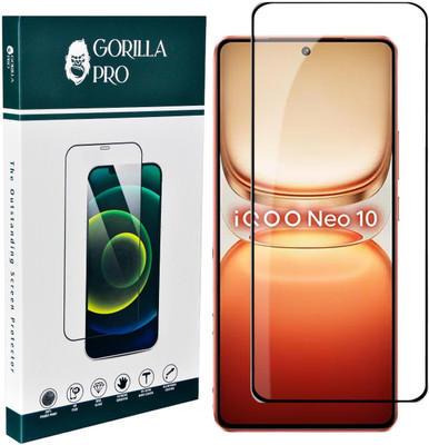 GORILLA PRO Edge To Edge Tempered Glass for IQOO Neo 10, IQOO Neo 10 5G(Pack of 1)