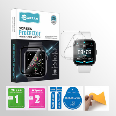 20SKY Impossible Screen Guard for GIZMORE GizFit Blaze PRO 1.69 Inch Smartwatch(Pack of 2)