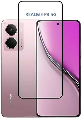 MobiWay Edge To Edge Tempered Glass for Realme P3 5G, temp7(Pack of 1)
