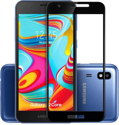 RCHJV Edge To Edge Tempered Glass for Samsung Galaxy A2 Core(Pack of 1)