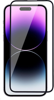 SM Styles Edge To Edge Tempered Glass for Iphone 14 Pro(Pack of 1)