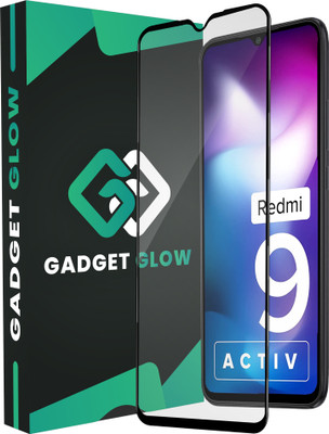 Gadget Glow Edge To Edge Tempered Glass for Redmi 9 Activ, Mi 9 Activ, Redmi 9, Redmi 9A(Pack of 1)