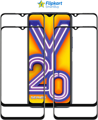 Flipkart SmartBuy Edge To Edge Tempered Glass for VIVO Y20A(Pack of 4)