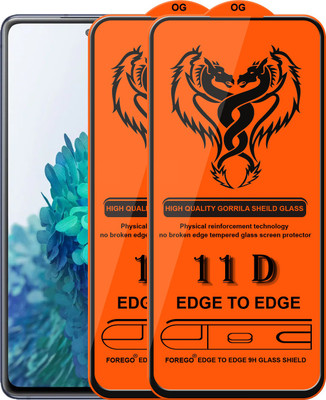 Forego Edge To Edge Tempered Glass for Samsung Galaxy S20 FE(Pack of 2)