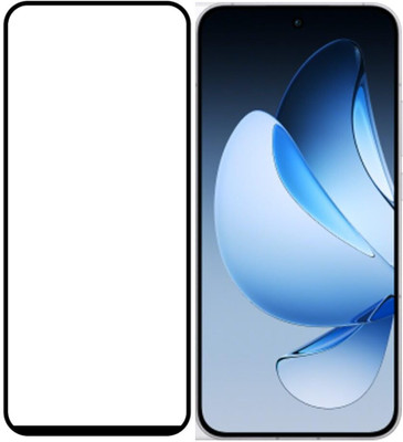 FwellT Edge To Edge Tempered Glass for Oppo Reno 13F 5G(Pack of 1)