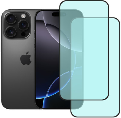 KARTRAY Edge To Edge Tempered Glass for Apple iPhone 16 Pro, Matte Glass(Pack of 2)