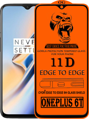 CYOR Edge To Edge Tempered Glass for OnePlus 6T(Pack of 1)
