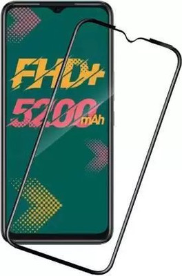 VISHRN Edge To Edge Tempered Glass for INFINIX HOT 11(Pack of 1)