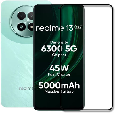 INFINITYWORLD Edge To Edge Tempered Glass for realme 13 5G, Realme 13 5G, Realme 13(Pack of 1)