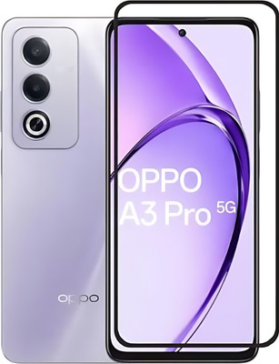 Techforce Edge To Edge Tempered Glass for OPPO A3 PRO 5G, Realme C65 5G, Realme C67 5G, Vivo Y58 5G(Pack of 1)