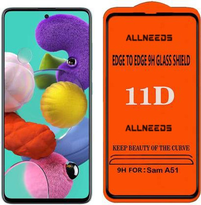 ALLNEEDS Edge To Edge Tempered Glass for Samsung M51 - Edge to Edge Tempered Glass(Pack of 1)