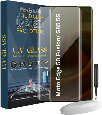 KWINE CASE Edge To Edge Tempered Glass for Motorola Edge 50 Fusion(Pack of 1)