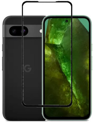 HOBBYTRONICS Edge To Edge Tempered Glass for Google Pixel 8a, GOOGLE PIXEL 8A, Pixel 8a, PIXEL 8A(Pack of 1)