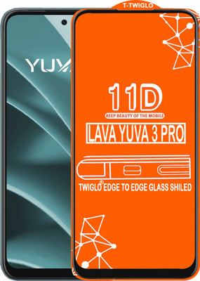 Flipkart SmartBuy Edge To Edge Tempered Glass for LAVA YUVA 3 PRO(Pack of 1)