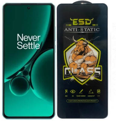 Resolute Edge To Edge Tempered Glass for Oneplus Nord CE 3 5G, ESD Tempered Glass, ESD Screen Protector, Anti Static, Screen Protector(Pack of 1)