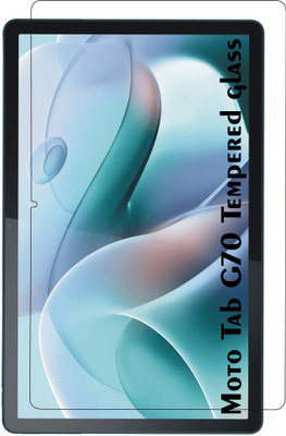 MOBIVIILE Edge To Edge Tempered Glass for MOTO TAB G70 LTE 11inch(Pack of 1)