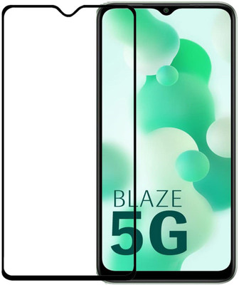 INFINITYWORLD Edge To Edge Tempered Glass for Lava Blaze 5G(Pack of 1)