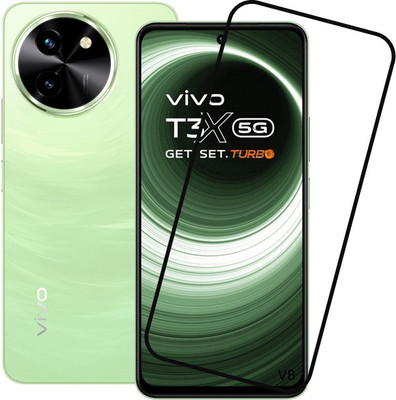 NEXZONE Edge To Edge Tempered Glass for vivo T3x 5G(Pack of 1)