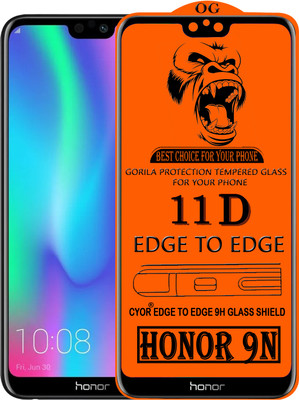 CYOR Edge To Edge Tempered Glass for Honor 9N(Pack of 1)