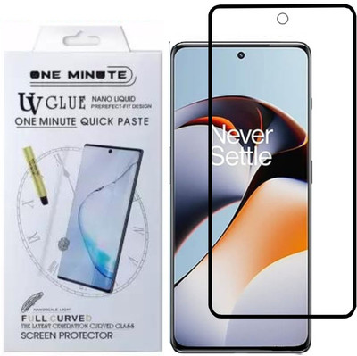 FIVE-O Edge To Edge Tempered Glass for OnePlus Ace 2 with Self Installation Kit(Pack of 1)