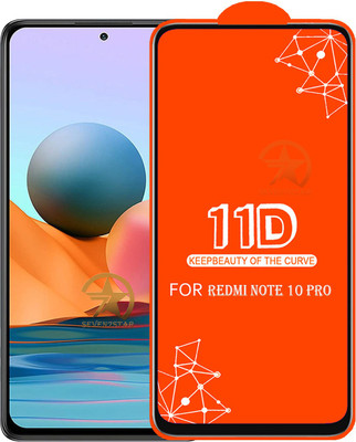 SEVEN7STAR Edge To Edge Tempered Glass for Redmi Note 10 Pro(Pack of 1)
