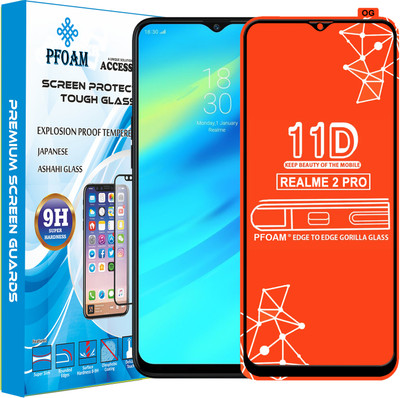 PFOAM Edge To Edge Tempered Glass for Realme 2 Pro(Pack of 1)