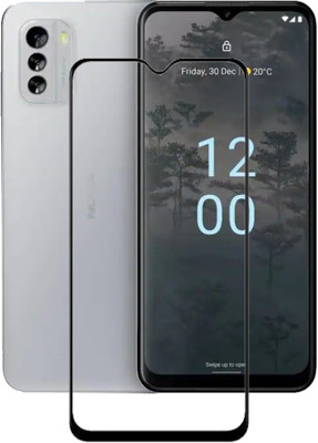 BRENZZ Edge To Edge Tempered Glass for NOKIA G60 5G, Nokia G60(Pack of 1)