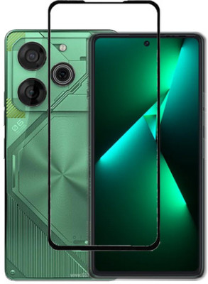 RCHJV Edge To Edge Tempered Glass for Tecno POVA 6 PRO(Pack of 1)