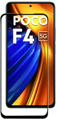 RCHJV Edge To Edge Tempered Glass for POCO F4(Pack of 1)