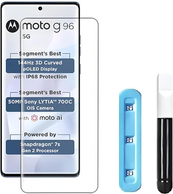Flipkart SmartBuy Edge To Edge Tempered Glass for Moto G96 5G, Motorola G96 5G(Pack of 1)