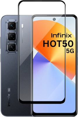 Flipkart SmartBuy Edge To Edge Tempered Glass for Infinix Hot 50 5G(Pack of 1)