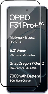 INFINITYWORLD Edge To Edge Tempered Glass for OPPO F31 Pro+ 5G(Pack of 1)