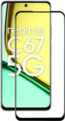 DMJHP Edge To Edge Tempered Glass for Realme C67 5G(Pack of 1)