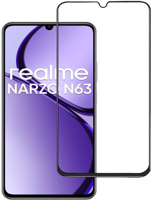 NSTAR Edge To Edge Tempered Glass for Realme Narzo N63(Pack of 1)