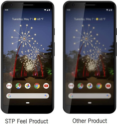 Maxboost Edge To Edge Tempered Glass for Google Pixel 3A XL (6.0 inch) Advanced Black Border Screen Protector(Pack of 1)