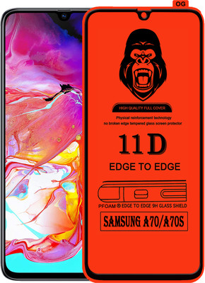 Rofix star Edge To Edge Tempered Glass for SAMSUNG A70S(Pack of 1)