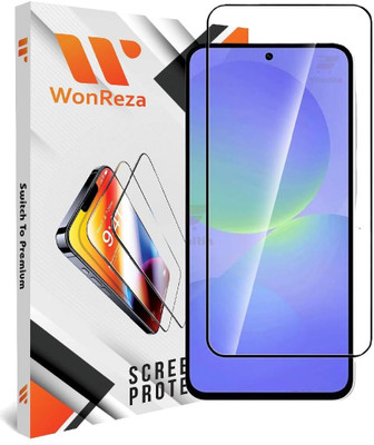 WonReza Edge To Edge Tempered Glass for Lava M22(Pack of 1)
