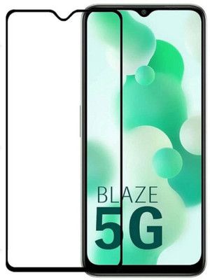 DMJHP Edge To Edge Tempered Glass for Lava Blaze 5G(Pack of 1)